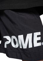 POME active shorts slit design breathable streetwear