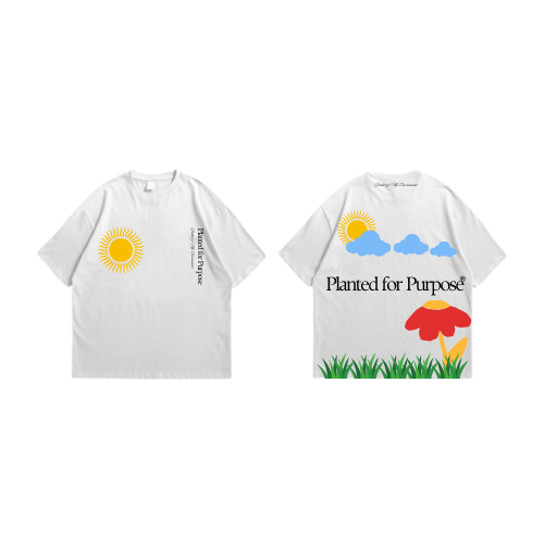 POME organic cotton oversized tee planted for purpose green