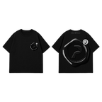 POME oversized tee with wax seal logo streetwear