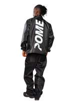 POME midnight black coach jacket streetwear utilitarian