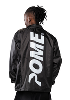POME midnight black coach jacket streetwear utilitarian