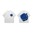POME oversized tee with wax seal logo streetwear