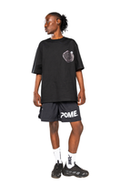 POME oversized tee with wax seal logo streetwear