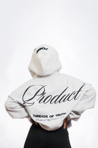 THREAD OF TRUTH ICE GREY HOODIE