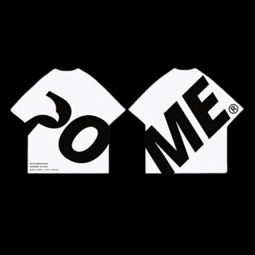 A MINIMALIST'S DREAM TEE (LOGO-SEPERATION) - OVERSIZED T-SHIRT